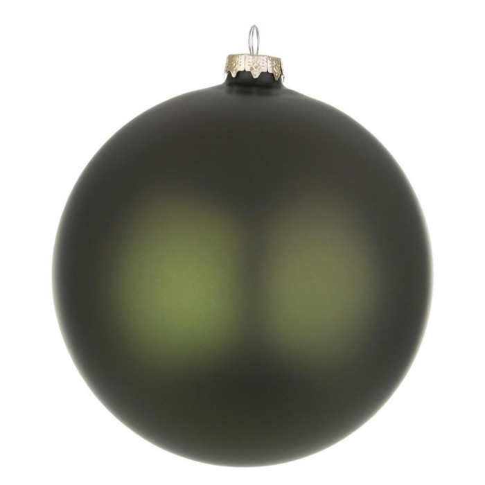 SFERA VETRO VERDE FORESTA OPACO D.150